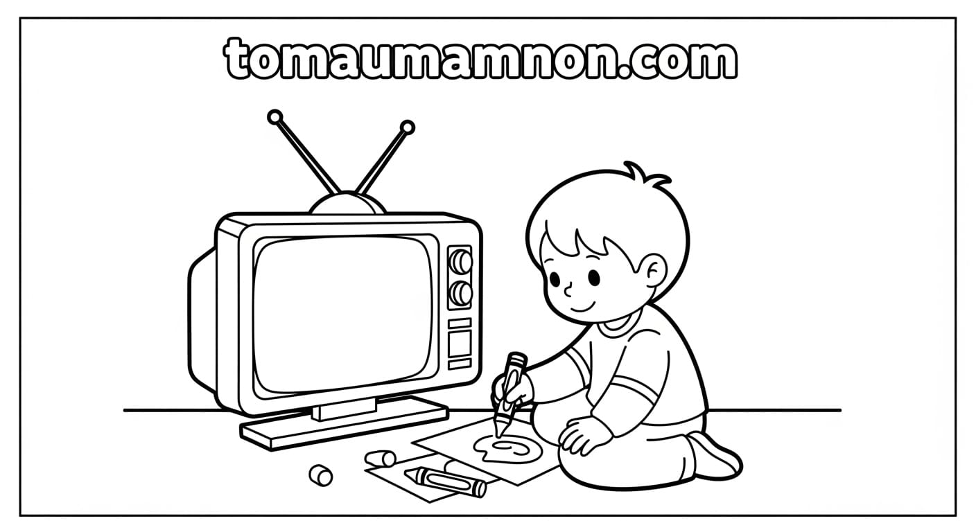 Tivi và cảnh vật xung quanh