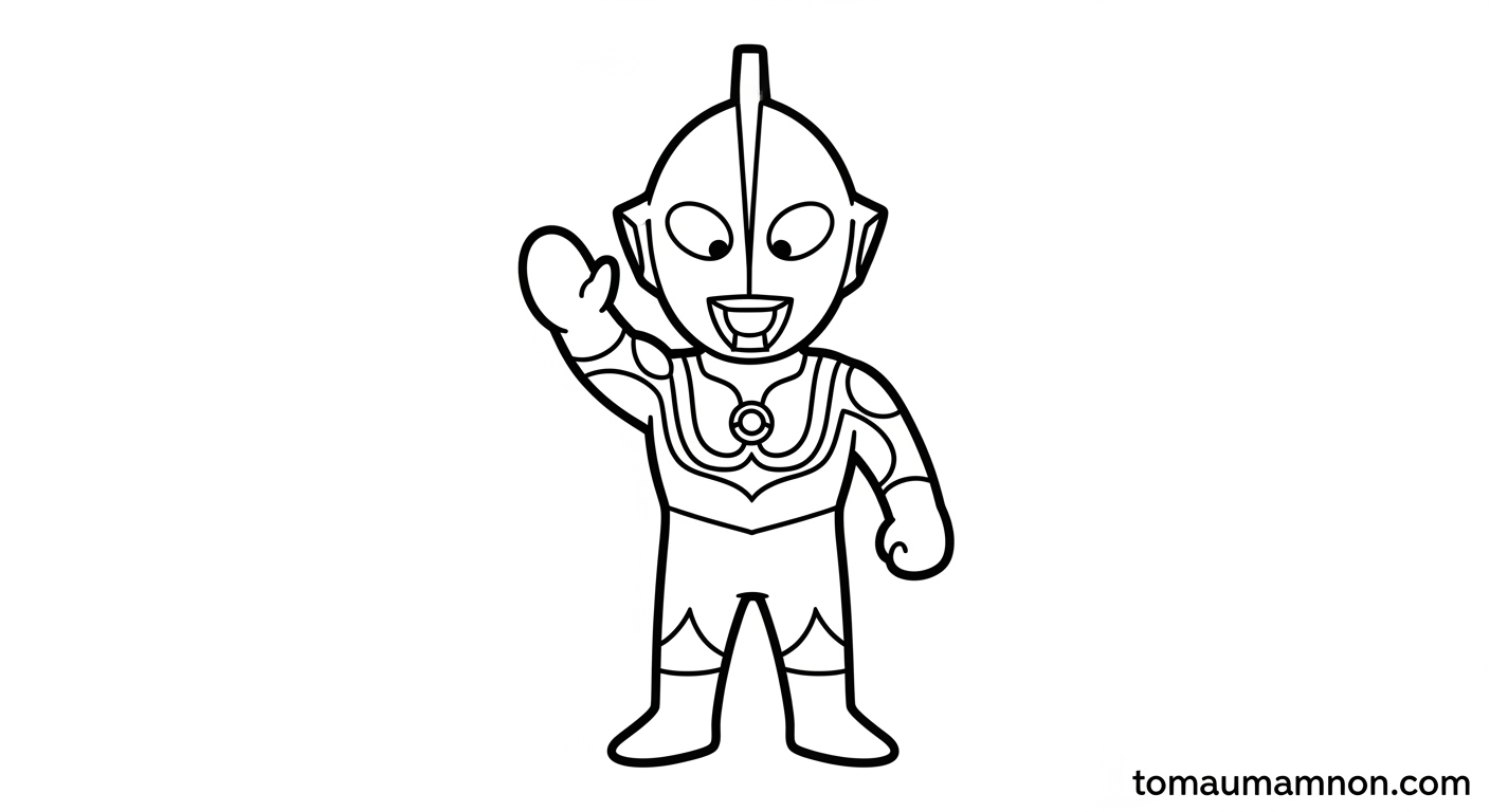 Tô Màu Ultraman Tô màu Ultraman dũng mãnh