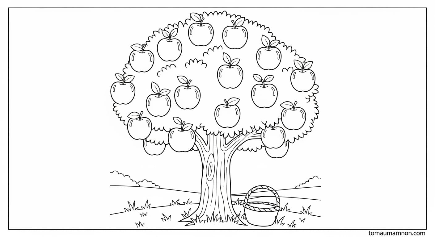 Tranh Cây Xanh Gia đình cây xanh vui vẻ bên nhau