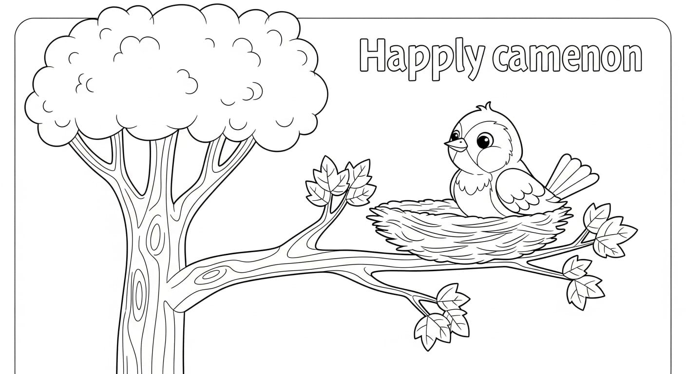 Tranh Cây Xanh Cây cổ thụ to lớn và vững chãi