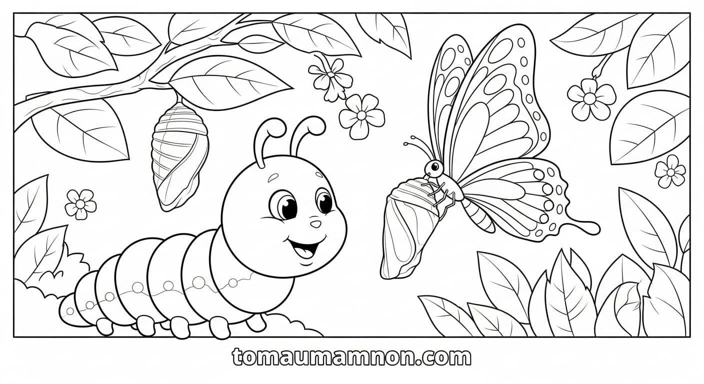 Tranh Con Bướm Hình vẽ con bướm đang bay lượn