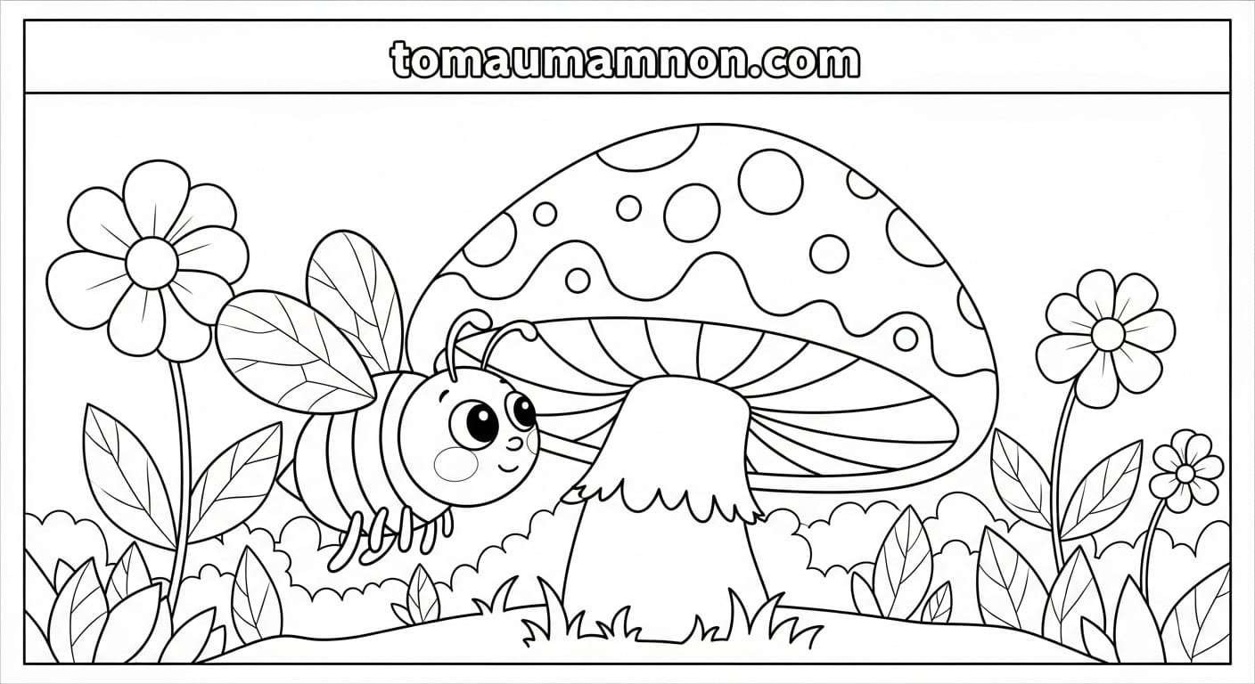 Bộ sưu tập tranh con ong dễ thương cho bé