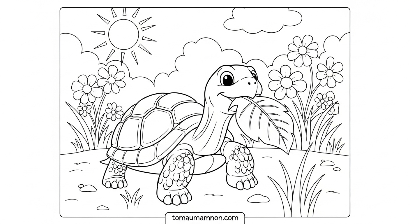 Bé tập tô màu giúp phát triển kỹ năng