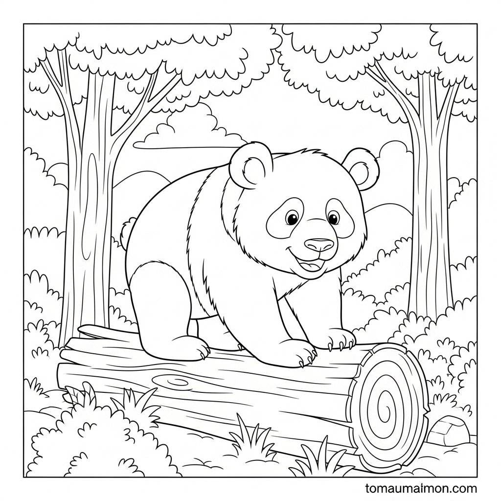 Lợi ích tô màu gấu trúc