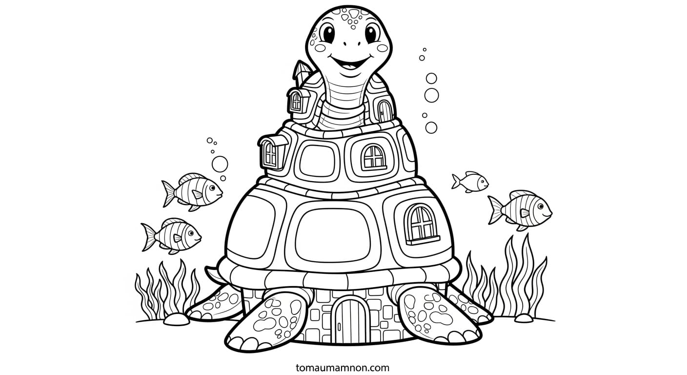 Tranh Tháp Rùa Tháp Rùa và cây cầu Thê Húc