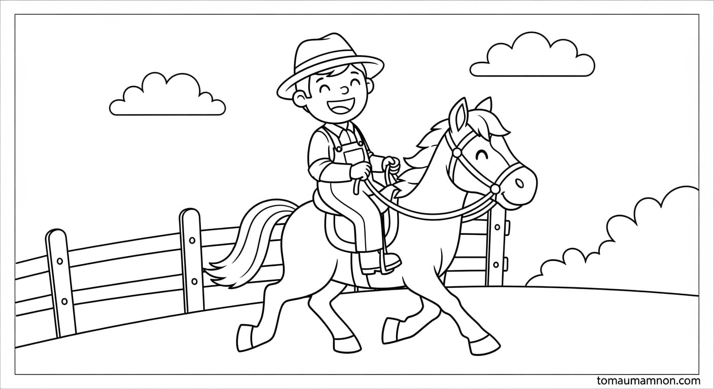 Tranh Tô Màu Bác Nông Dân Bác nông dân đang nghỉ ngơi