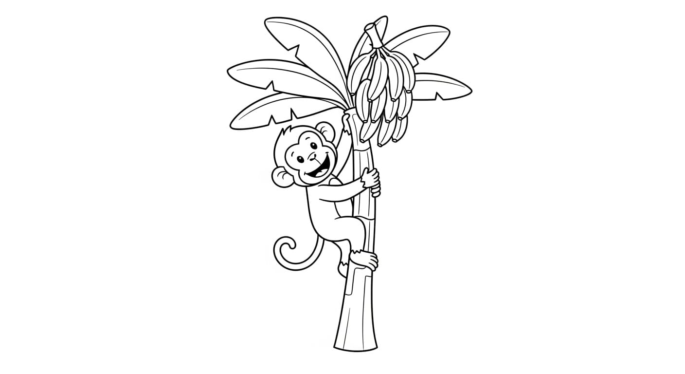 Hình tô màu trái cây dễ thương