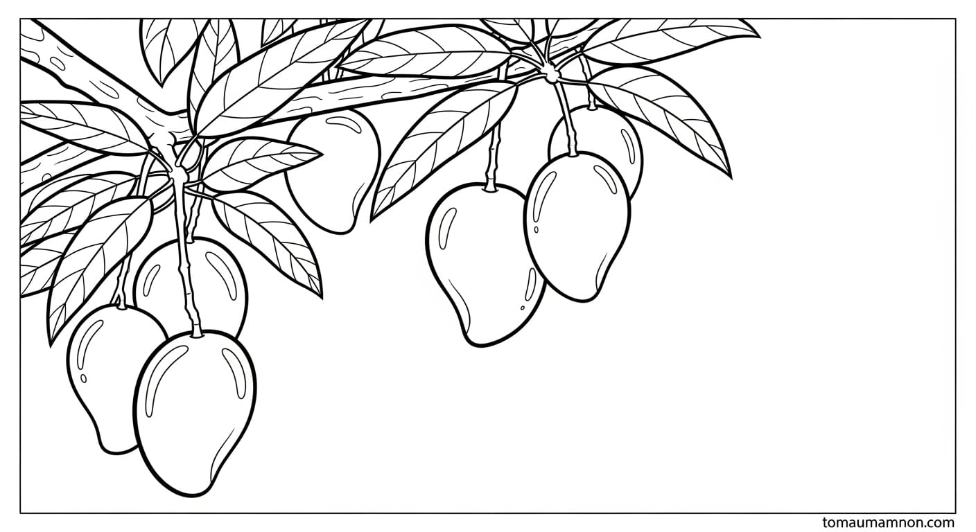 Bé tập tô màu quả táo