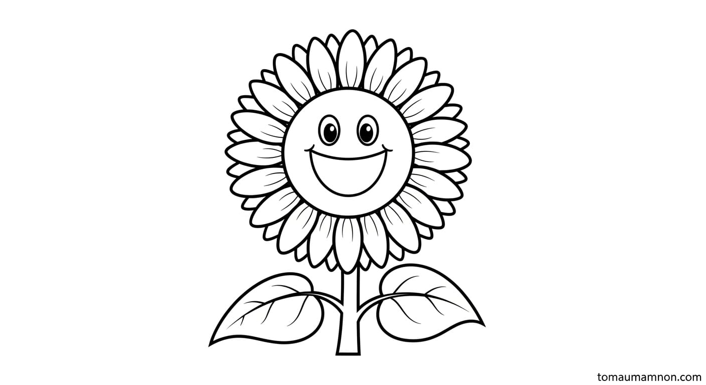 Tranh Tô Màu Cây Hoa tranh tô màu cây hoa 1