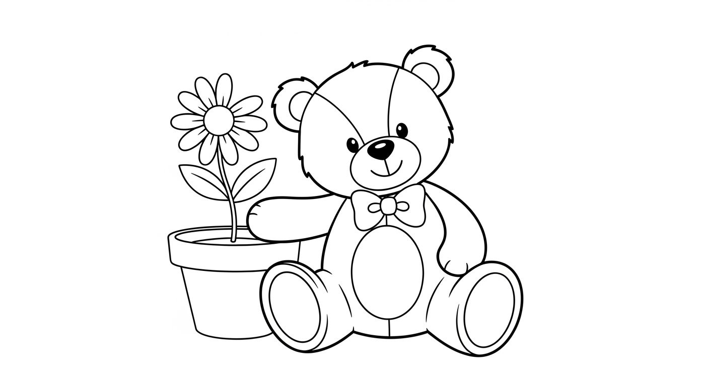 Tranh Tô Màu Chậu Hoa Bộ sưu tập tranh tô màu chậu hoa đa dạng