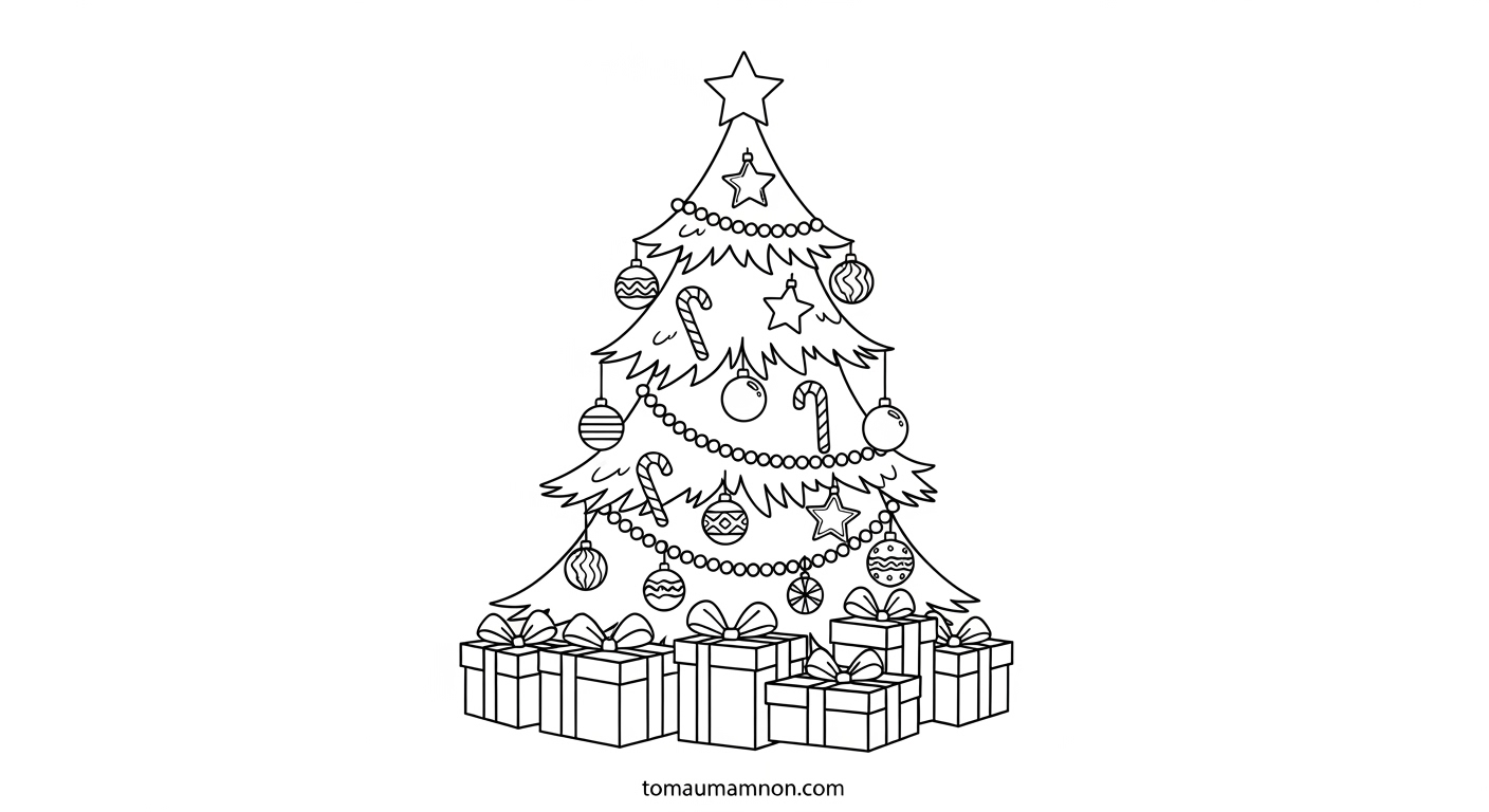 Tranh Tô Màu Chúa Giáng Sinh Bối cảnh Bethlehem trong tranh tô màu Giáng Sinh