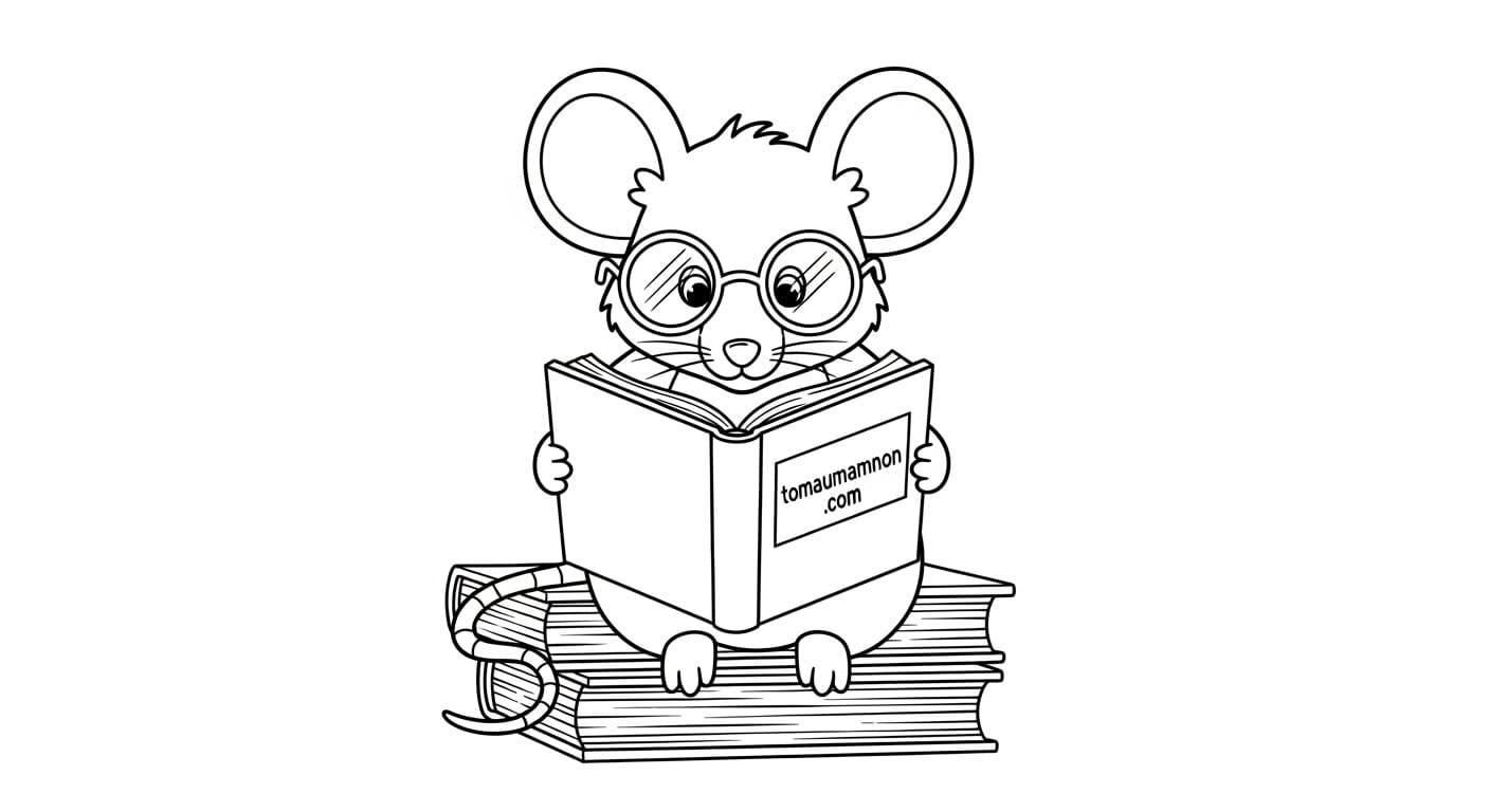 Tranh Tô Màu Con Chuột Chuột nhảy múa