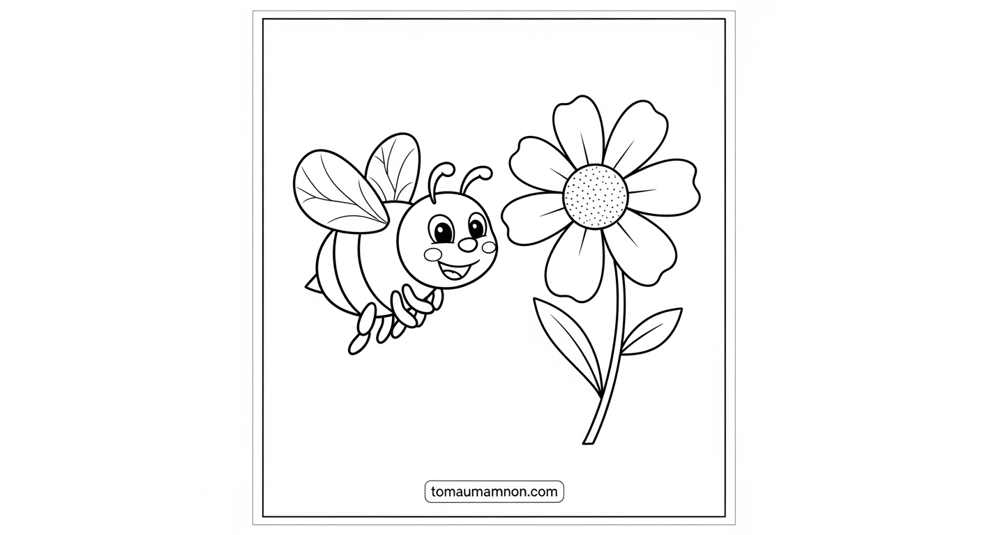 Tranh Tô Màu Côn Trùng Hướng dẫn tải tranh tô màu côn trùng