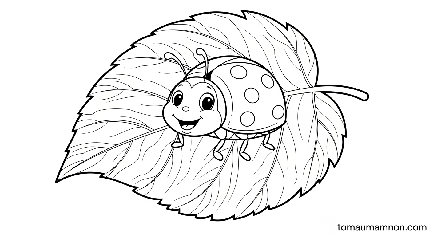 Tranh Tô Màu Côn Trùng Tranh tô màu côn trùng đẹp