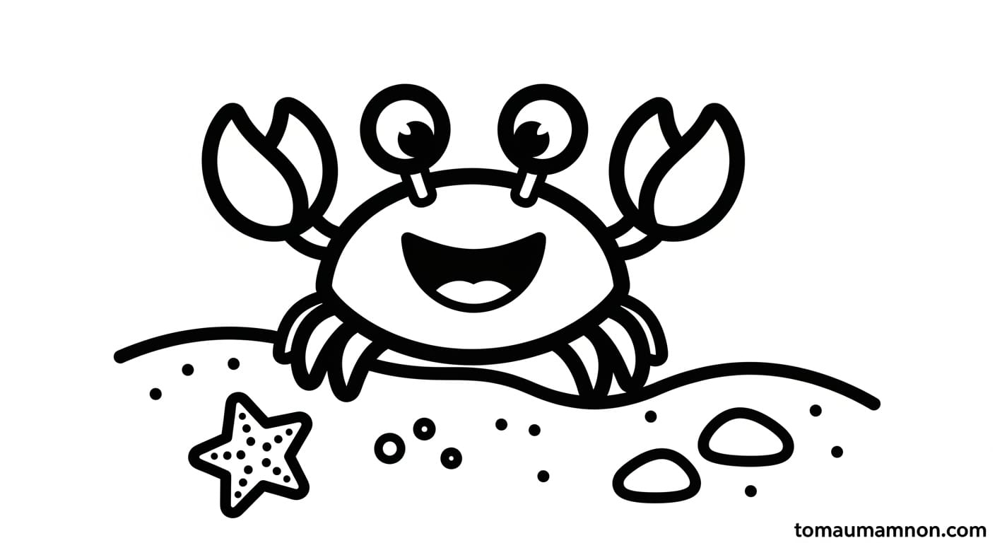 Tranh Tô Màu Đại Dương Cá mập bơi trong biển