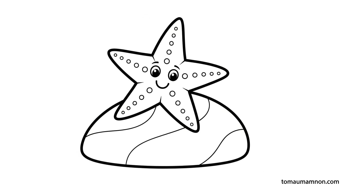 Tranh Tô Màu Đại Dương Cá clown chơi đùa trong rạn san hô