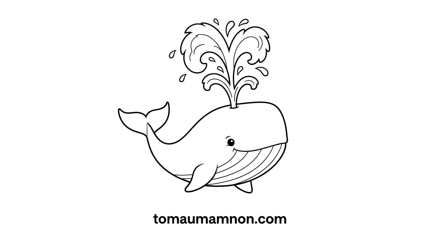 Tranh Tô Màu Đại Dương Rùa biển bơi gần mặt nước