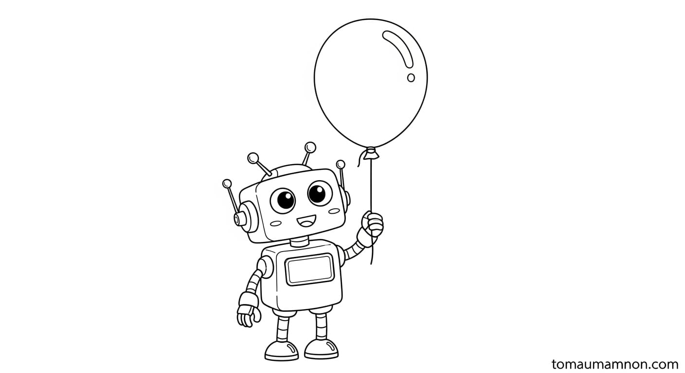 Tranh Tô Màu Gundam Người máy Gundam tạo dáng mạnh mẽ