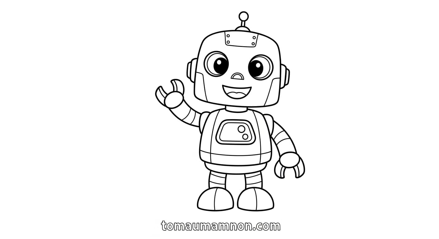 Tranh Tô Màu Gundam Robot Gundam với thanh kiếm