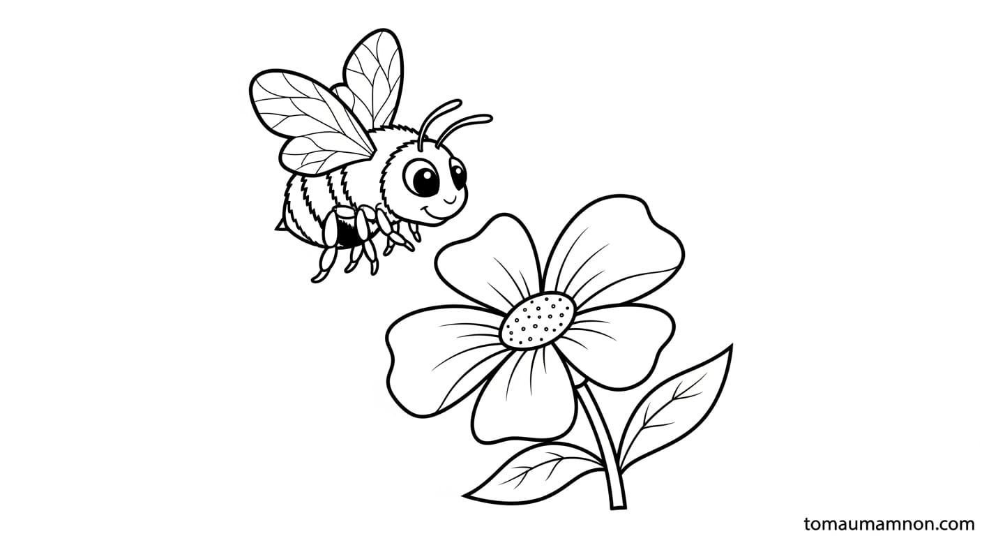 Tranh Tô Màu Hoa tranh tô màu hoa 3