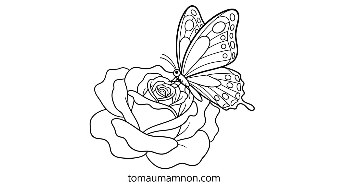 Tranh Tô Màu Hoa tranh tô màu hoa 6