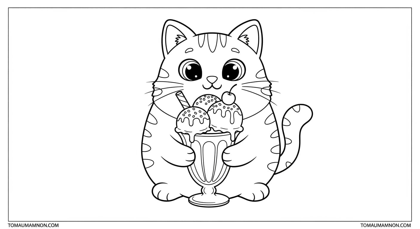 Kem ốc quế giúp bé nhận biết màu sắc