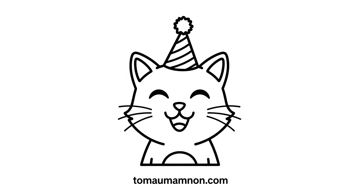 Tranh Tô Màu Mèo Pusheen Bé đang tô màu mèo Pusheen sáng tạo