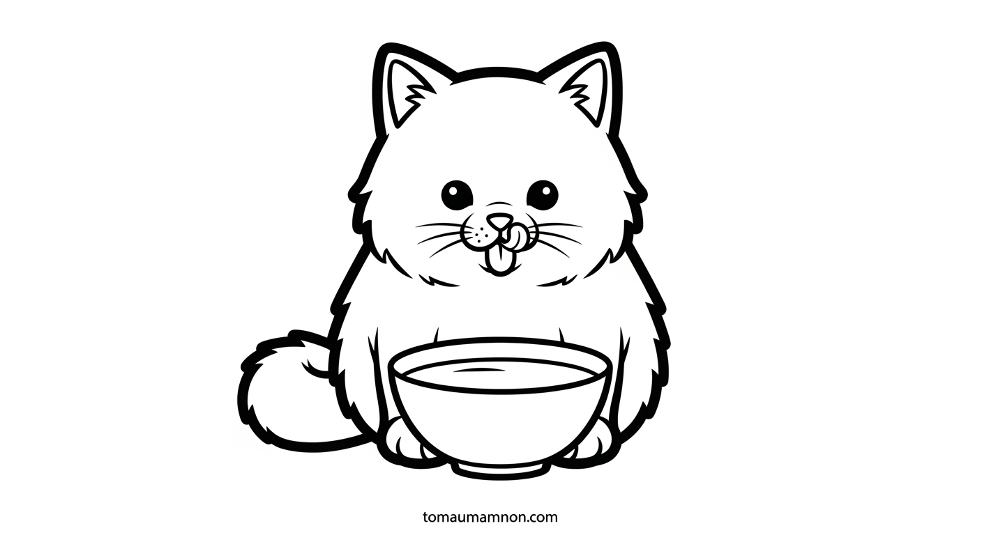 Tranh Tô Màu Mèo Pusheen Bộ sưu tập tranh tô màu mèo Pusheen