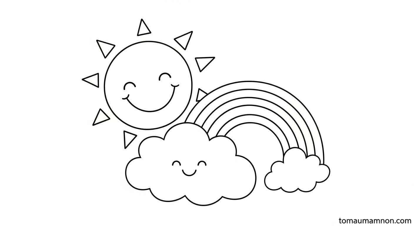 Tranh Tô Màu Miku Miku tưng bừng