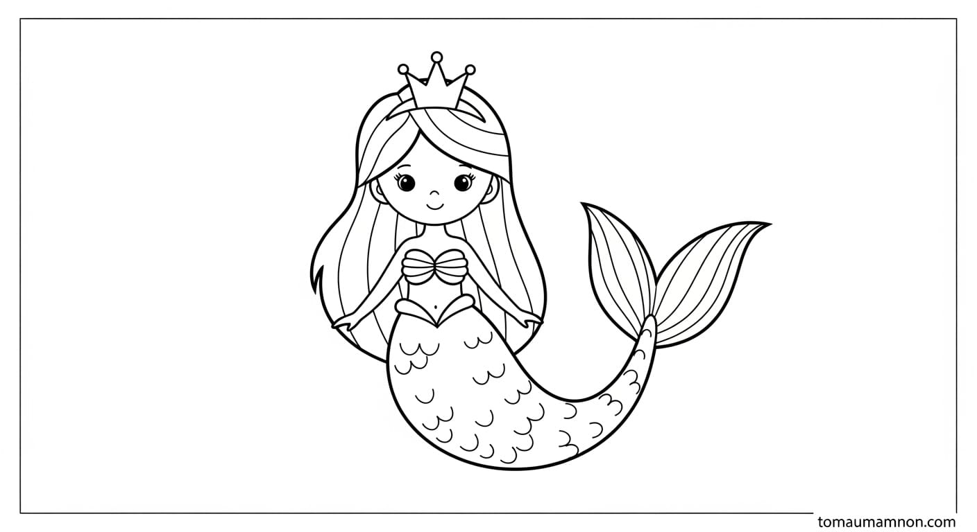 Bộ sưu tập tranh Barbie Tiên Cá với nhiều nhân vật