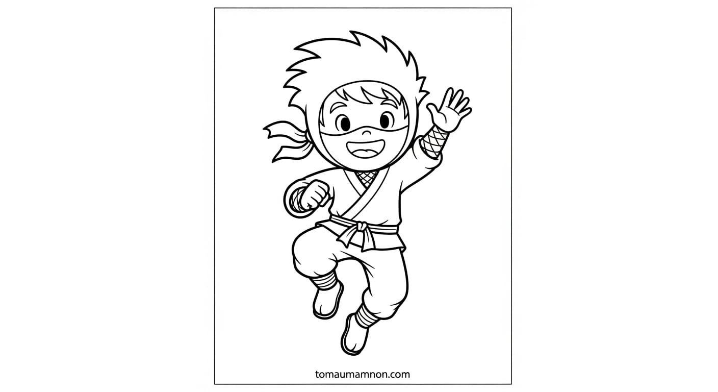 Tranh Tô Màu Naruto Cho Bé Tranh tô màu Naruto Uzumaki cho bé
