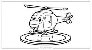 tranh to mau phuong tien giao thong duong hang khong 1