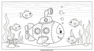 tranh to mau phuong tien giao thong duong thuy 1