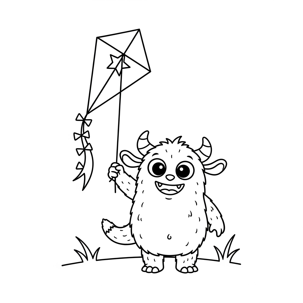 tranh to mau quai vat 1