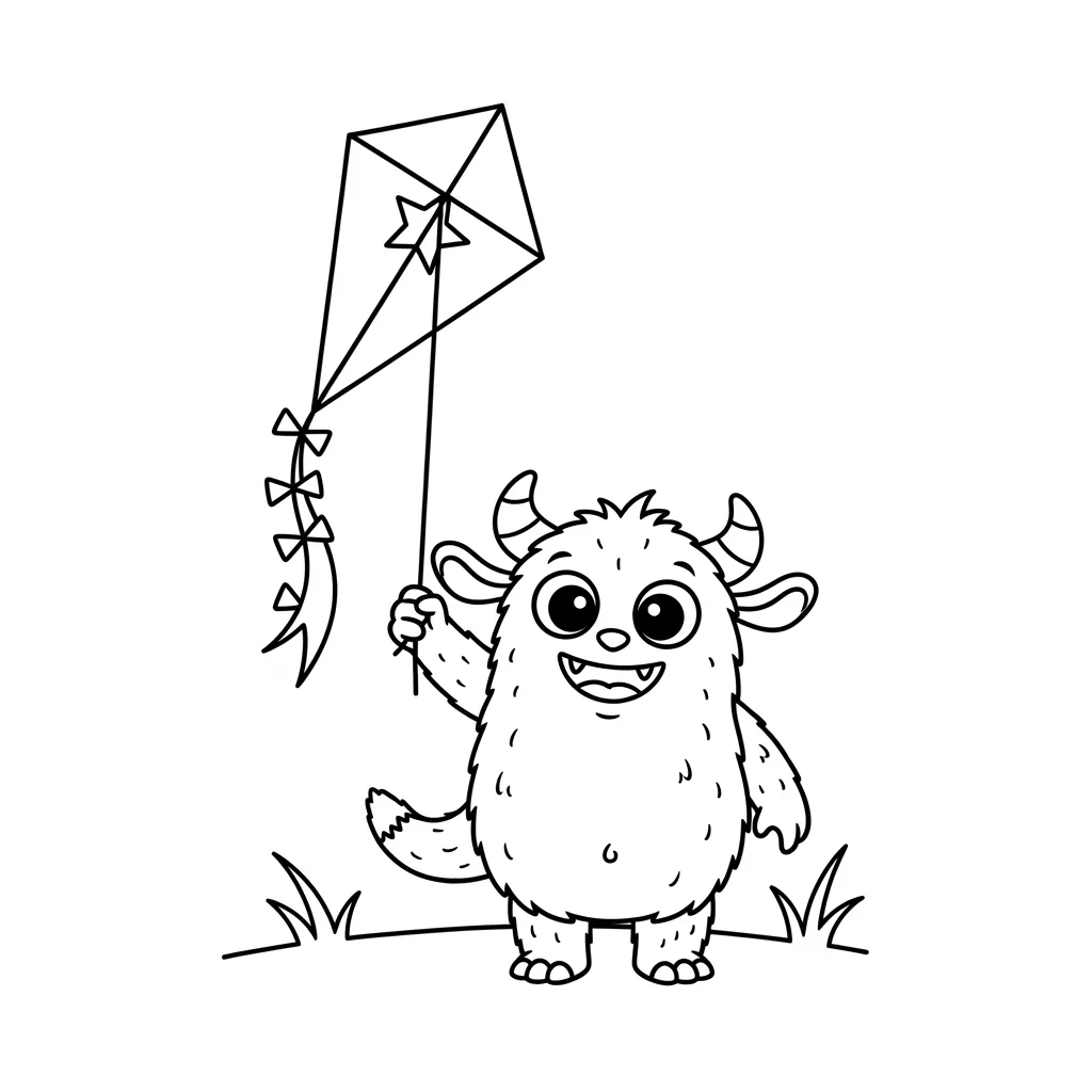 tranh to mau quai vat 1