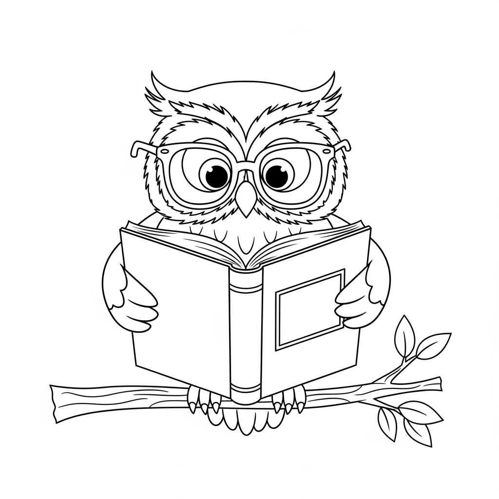 Tranh tô màu quyển vở và cặp sách