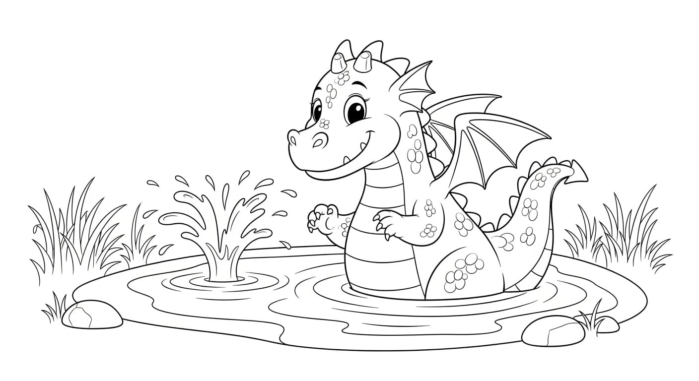 Rồng minh họa cổ tích