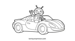 tranh to mau sieu xe 1