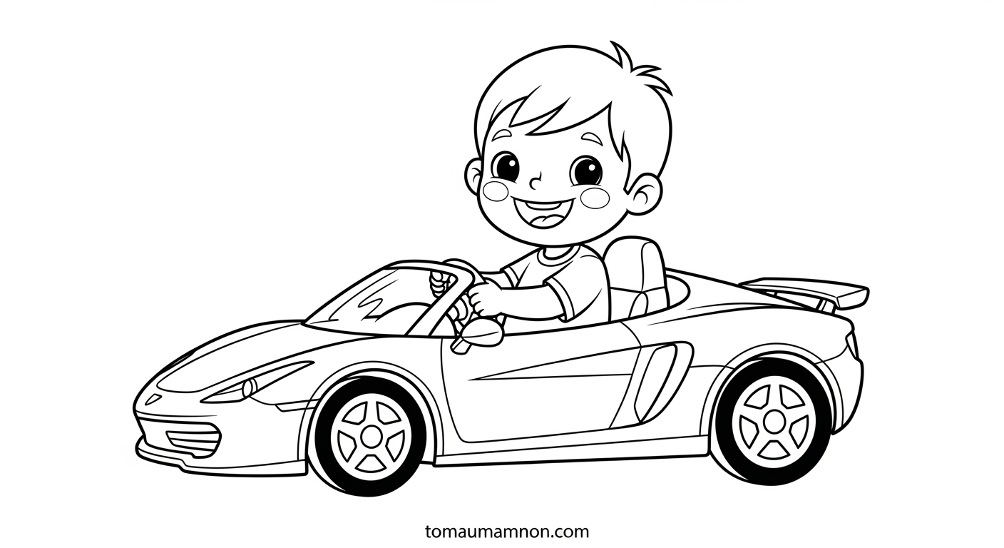 Tranh Tô Màu Siêu Xe Tranh tô màu xe hơi đa dạng mẫu mã