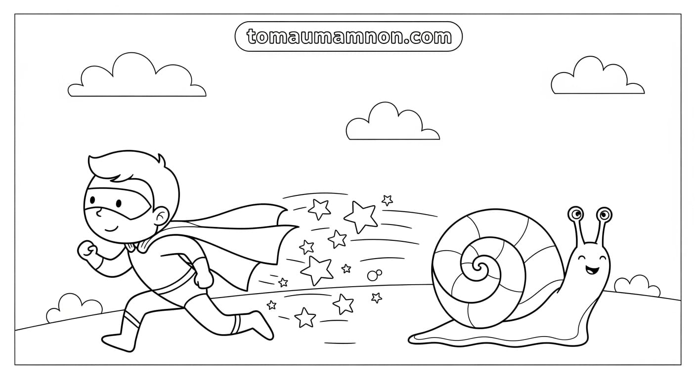 Tranh Tô Màu Superman Superman đứng hiên ngang