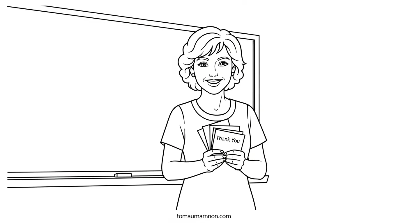 Tranh tô màu thiệp chúc mừng 20/11 hoa và lời chúc dễ thương