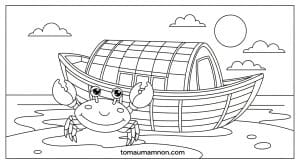 tranh to mau thuyen thung 1