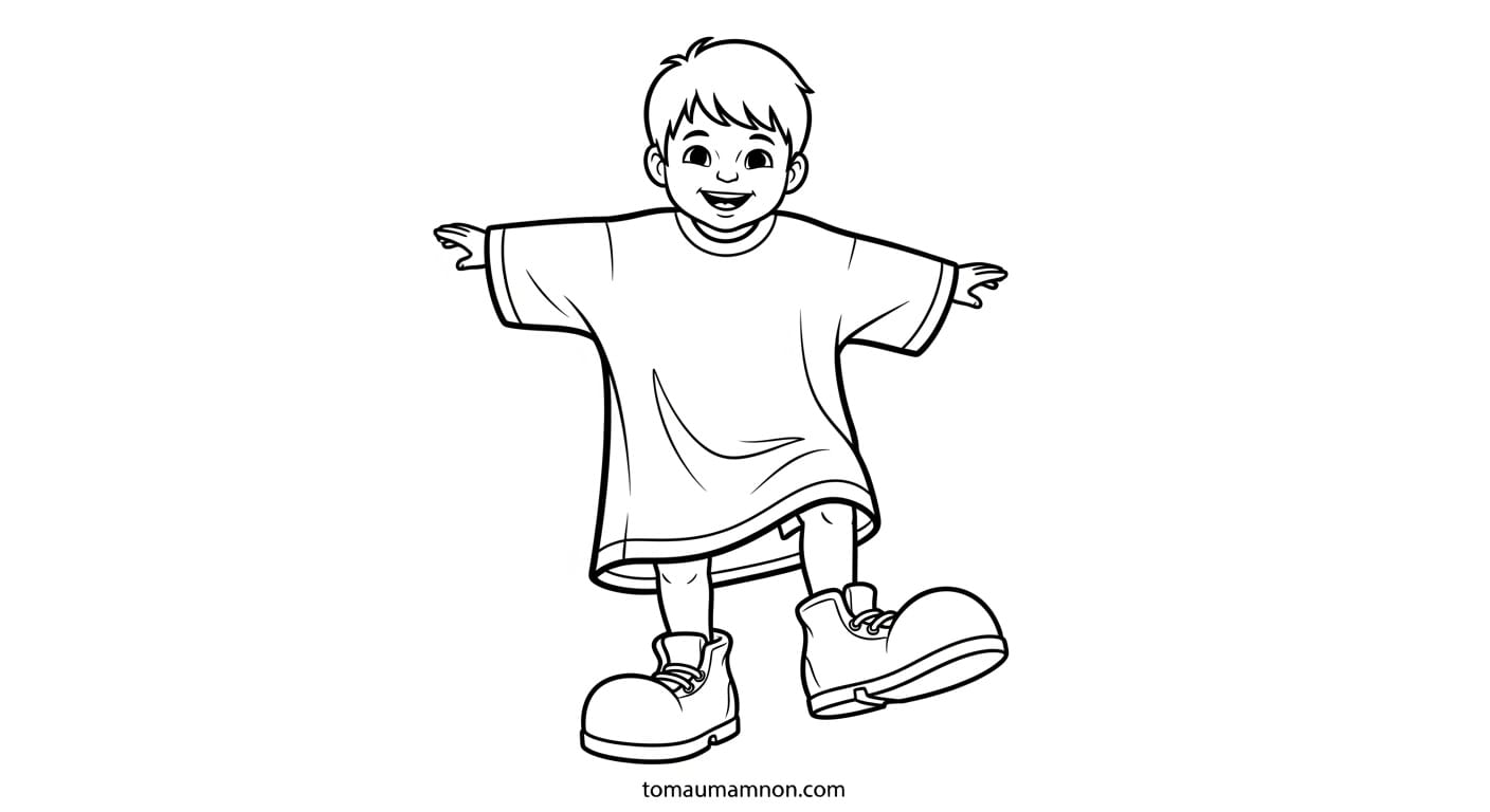 Tranh tô màu dụng cụ trang điểm