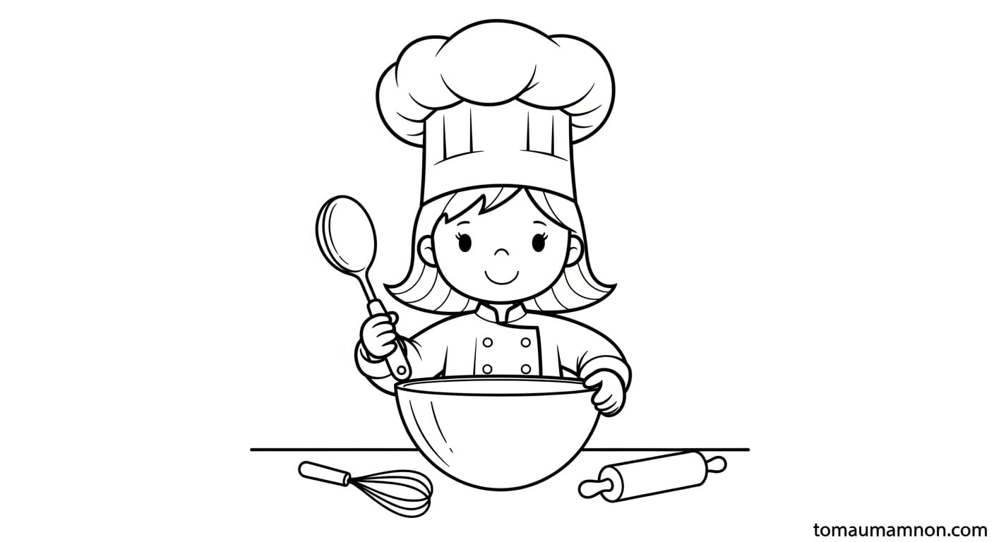 Tranh tô màu trang phục công chúa