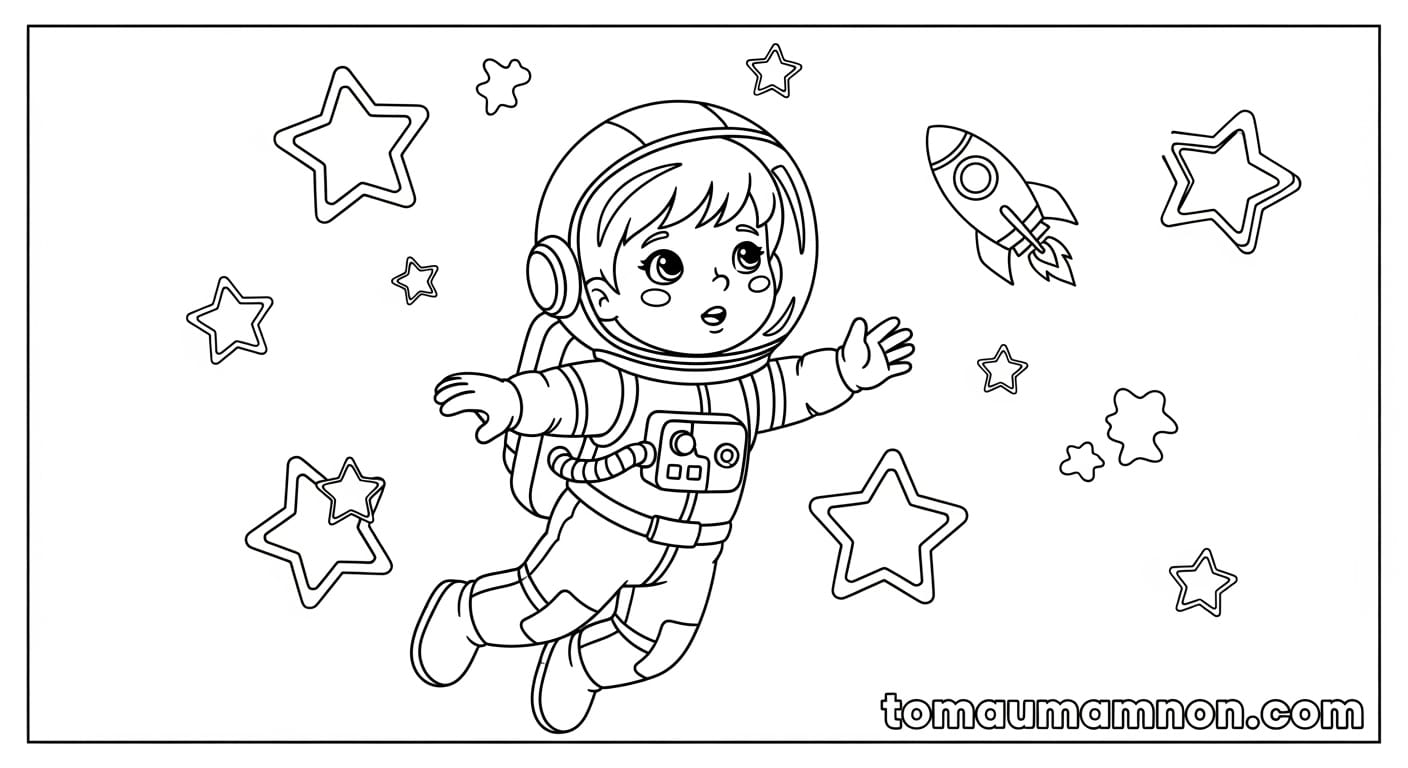 Hướng dẫn bé tô màu trang phục