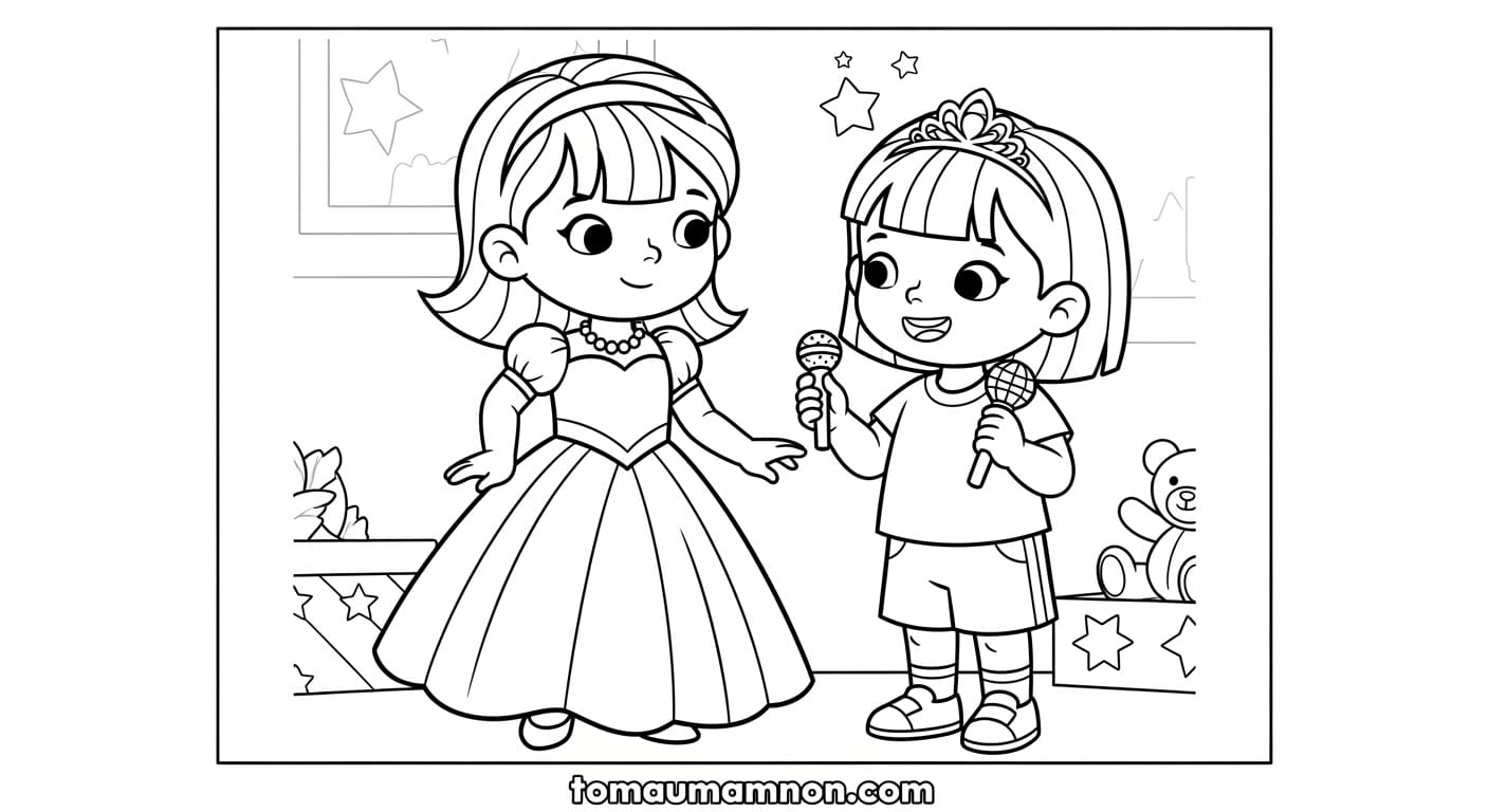 Tranh Tô Màu Váy Dạ Hội Váy dạ hội dài