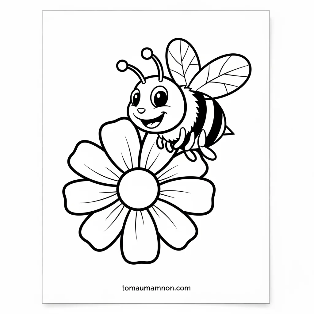 tranh to mau ve cac loai hoa 1