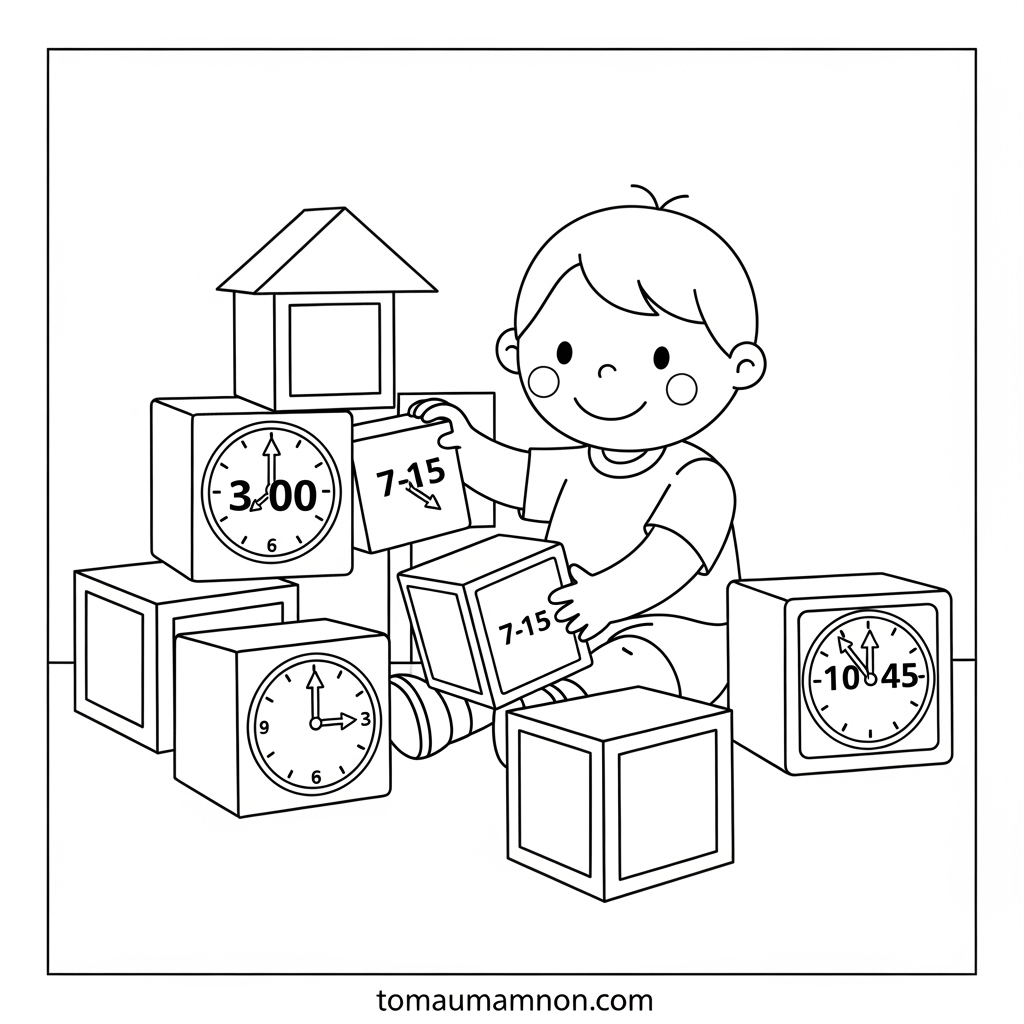 Lợi ích tô màu tranh đồng hồ