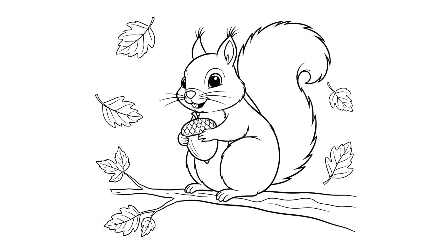 Cô bé quàng khăn và những chiếc lá mùa thu