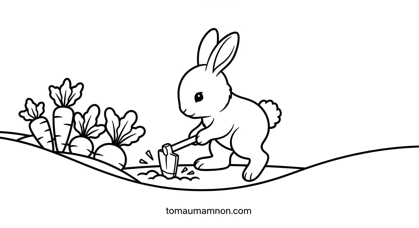 Vẽ Cái Cuốc Hình vẽ cái cuốc và xẻng